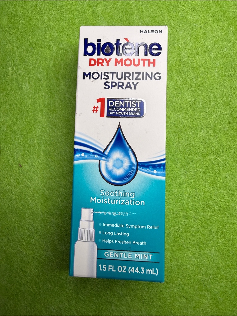 Dry Mouth Moisturizing Spray - Gentle Mint (Blue)